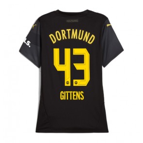 Borussia Dortmund Jamie Bynoe-Gittens #43 Dámské Venkovní Dres 2024-25 Krátký Rukáv